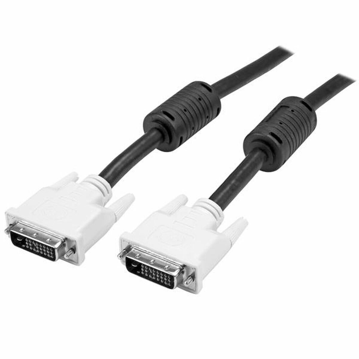 DVI-D Digital Video-Kabel Startech DVIDDMM10M Svart/Hvit 10 m